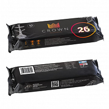 Уголь Crown 10шт/26мм - 4кг/24шт/шоубокс