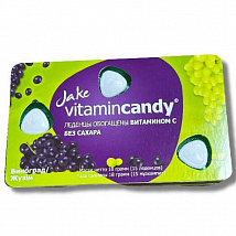 Леденцы "JAKE Vitamincandy" Виноград 1/12