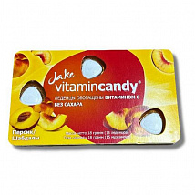 Леденцы "JAKE Vitamincandy" Персик 1/12